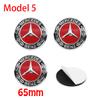 4Pcs 56mm 60mm 65mm Car Wheel Stickers Center Hub Cap Car Emblem Badge Decal For Mercedes Benz AMG W204 W205 W210 W211 W212 W213