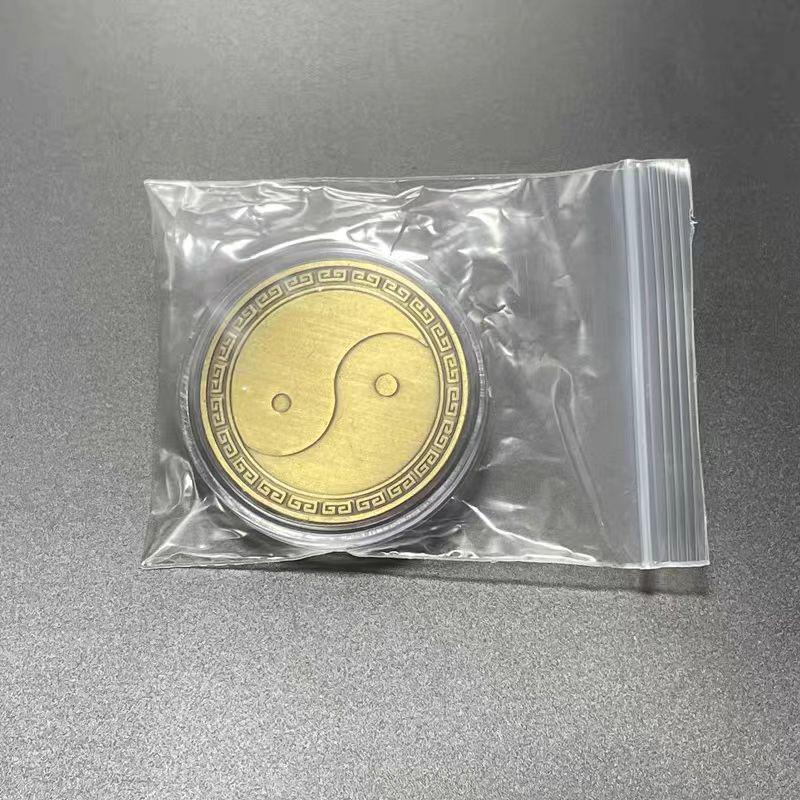 

Fidgeting Coin Tai Chi Eight Diagrams Metal Edc Gadgets Finger Skill Toy Sets Stress Ease For Kids Adults Commemorative Gifts