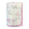Marushin Pink Ribbon Mini Bath Fleur 0715002800 Towel, Ribbon, Cute, Women's, Microfiber, Fluffy, Absorbent, Quick-Drying,