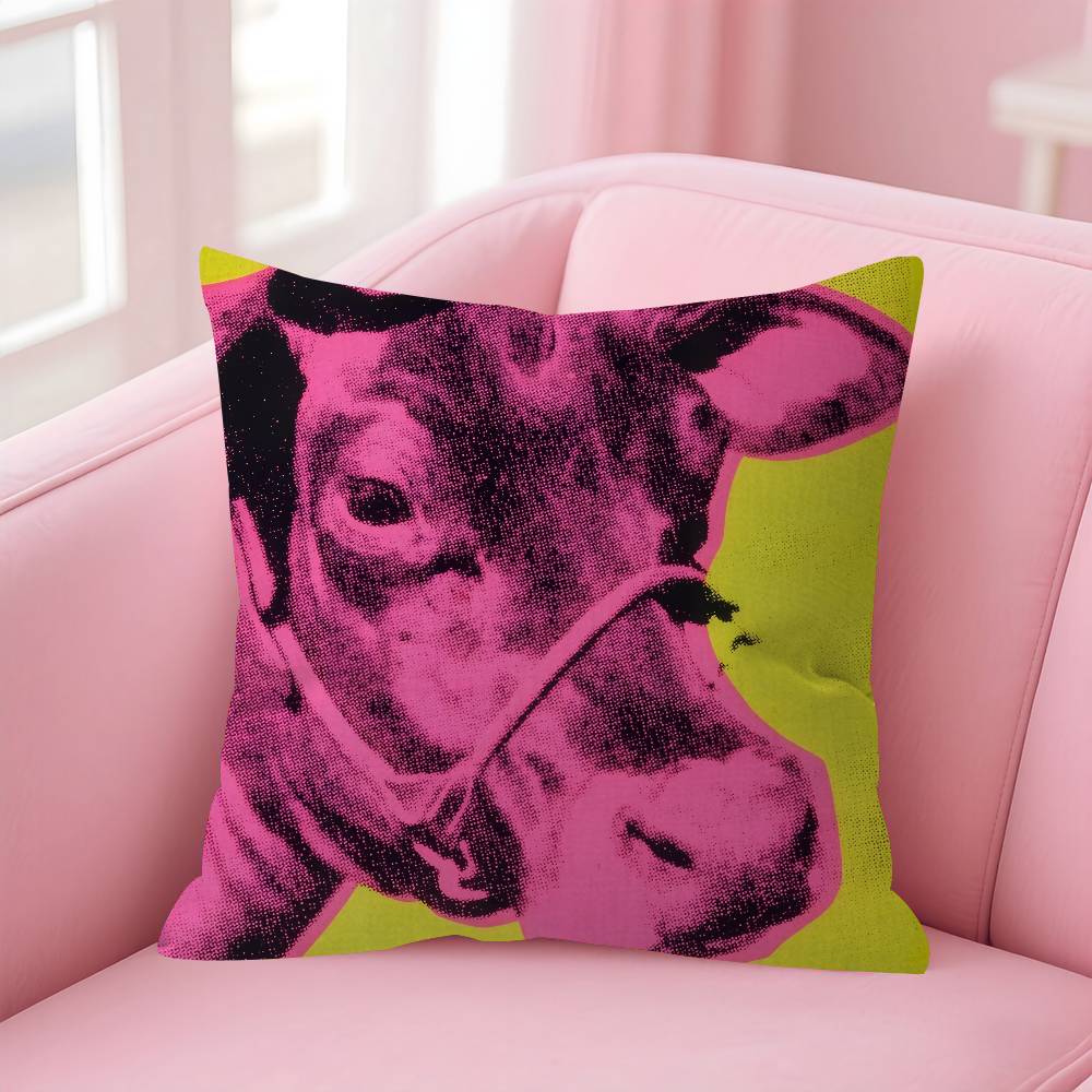 AAndy WWarhol Art Cushion Cover Car Throw Pillow Case For Sofa Car Christmas Gift