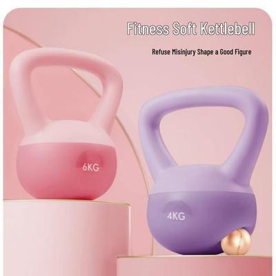 Kettlebell z miękkim żelaznym piaskiem do budowania pośladków do treningu fitness i przysiadów