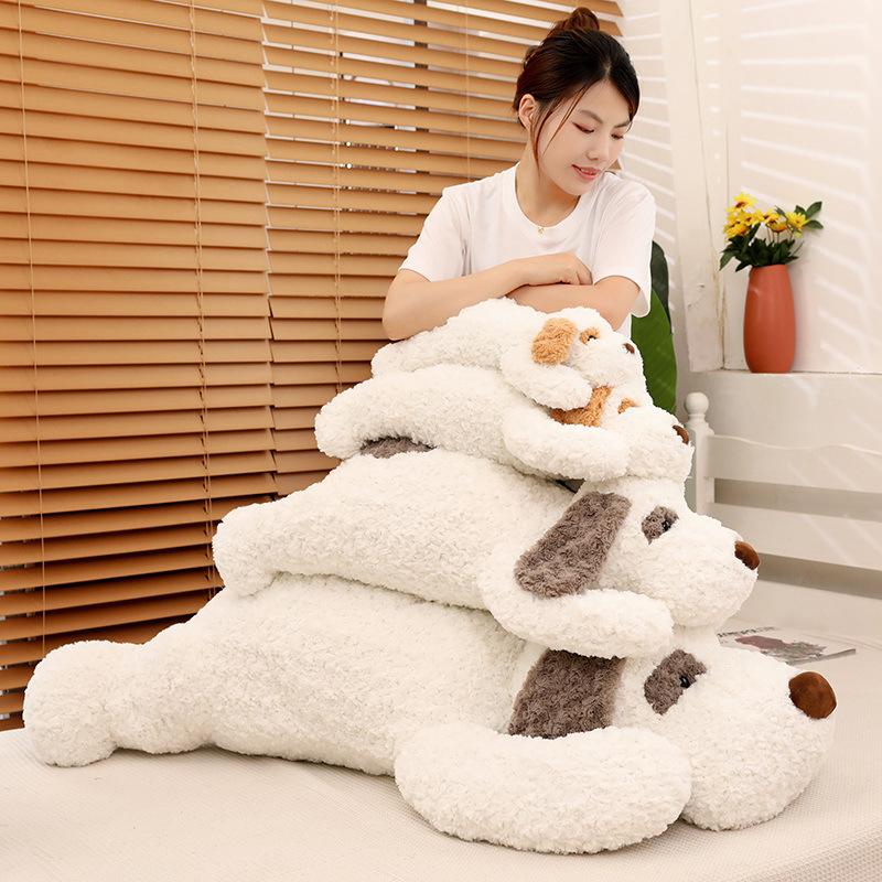 Cute Dog Doll Plush Toy Puppy Dog Doll Child Company Soothing Rag Doll Girl Birthday Gift