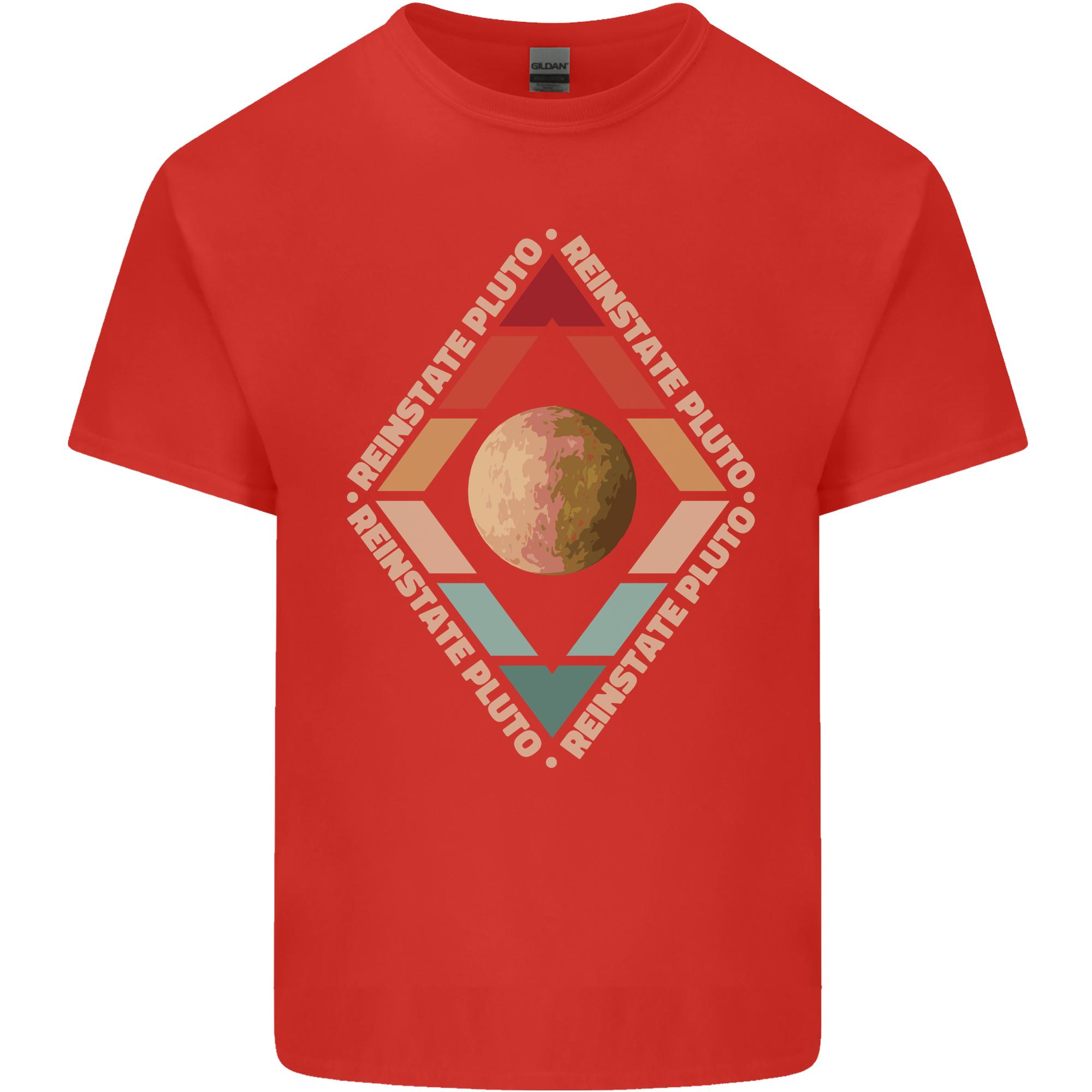 Reinstate Pluto Funny Astronomy Unisexs Light Cotton TShirt S