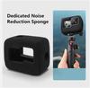 غطاء واقي من الرياح لكاميرا GoPro Hero 12 11 10 9 أسود من الإسفنج المقاوم للرياح ومضاد للضوضاء وحافظة مقاومة للرياح لكاميرا GoPro Hero 11 10