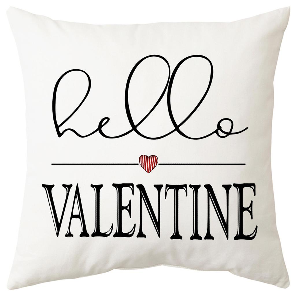 1PC Home Valentine's Day Pillowcase Decorative Pillow Case Creative Pillow Case