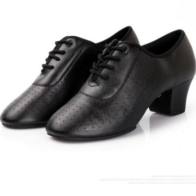 Women Leather Latin Jazz Dance Shoe Soft Breath Woman's Practice Dancing Shoes Ladies Sneaker Slatin Dancing Shoe’s