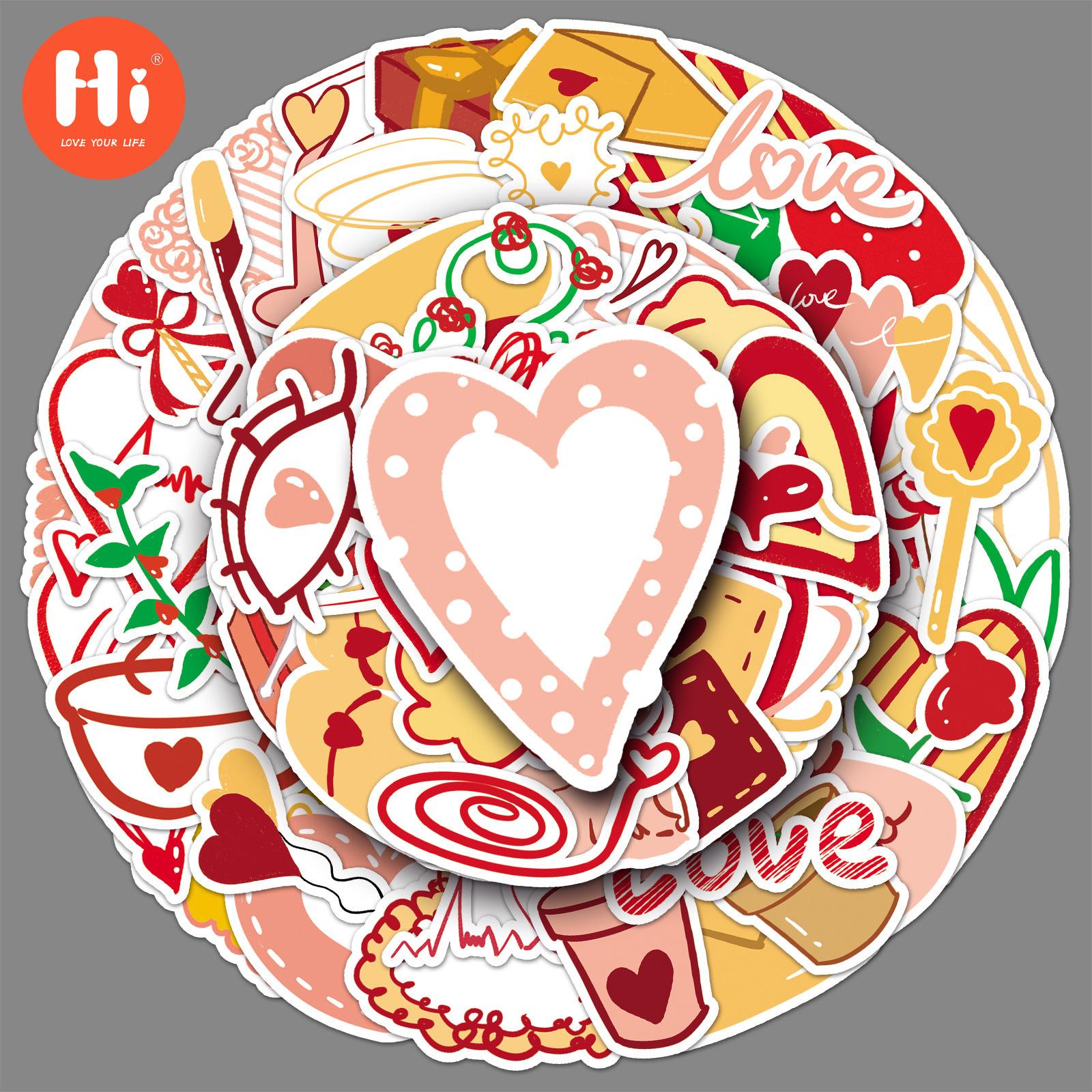 

62 оригинальных мультфильма с граффити о любви, сумки Guka, чемоданы, ноутбуки, водонепроницаемые гитары, автомобильные наклейки