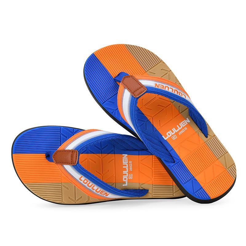 Men s High-End Non-Slip Casual Beach Flip-Flops 44 королевский синий