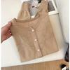Autumn Winter Women's Knit Pullover with Waist Tie and Flounce Design Casual Sweet Sweater