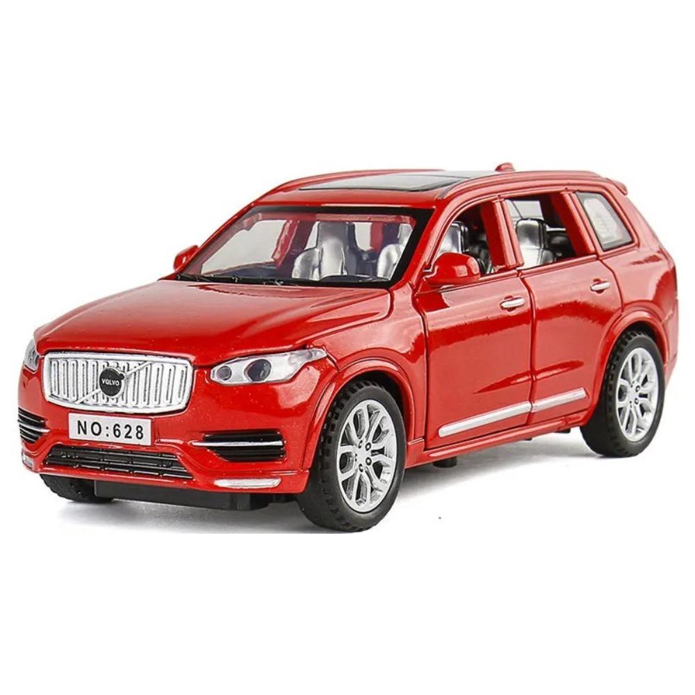 1/32 Volvo XC90 SUV Alloy Diecast Model Auto Accessory Sound & Light Series Children's Toy Kids Gift Birthday Present Collection