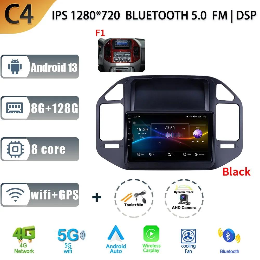 For Mitsubishi Pajero 3 V70 V60 1999-2006 Car Android 13 Radio Multimedia Navigation Stereo 4G GPS Auto Head Unit 2 Din Screen