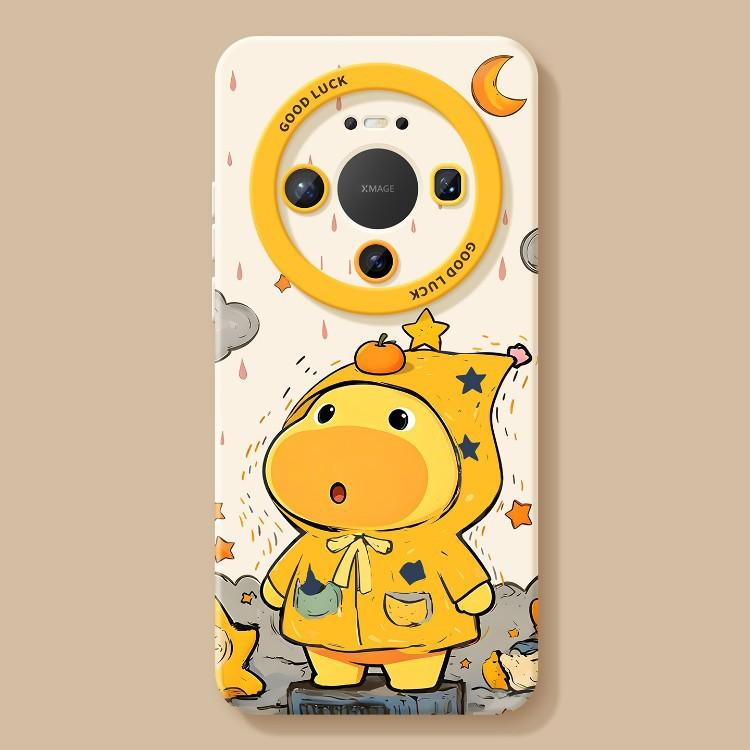 Lulu is suitable for Huawei mate11 mobile phone case, the new 11promax silicone 11 cartoon with lanyard 11 protective case.