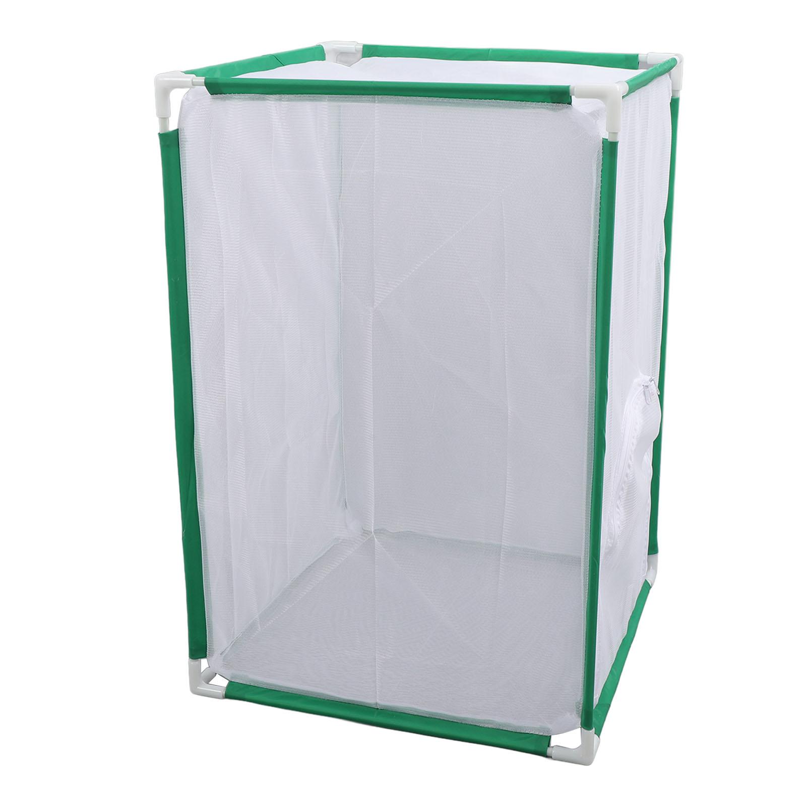 

Mesh Cage 15.75x15.75x23.62in Butterfly Habitat Cage Plant Landscape Fiber Tube Enclosure