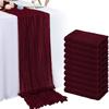1pc Cheesecloth Table Runner Country Style Gauze Cheese Cloth Tablecloth For Wedding Bridal Shower Baby Shower Birthday Party
