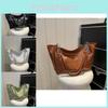 Large Capacity Vintage Women Tote Bag Stylish Urban Simple Shoulder Handbag For Daily Use