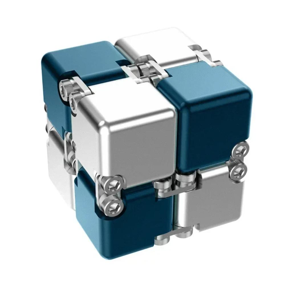 Metal DIY Infinite Cube Stress Relief Antistresse Fidget Toy Best Relieve Stress Attention and Concentration Adults Anxiety Lure