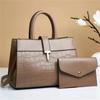 Color Solid Classic Women Shoulder Bag Soft Structure Versatile Travel Design