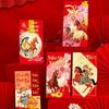 6pcs Blessing New Year Money Envelope 2026 Horse Year Spring Festival Red Envelope  Festival Gifting