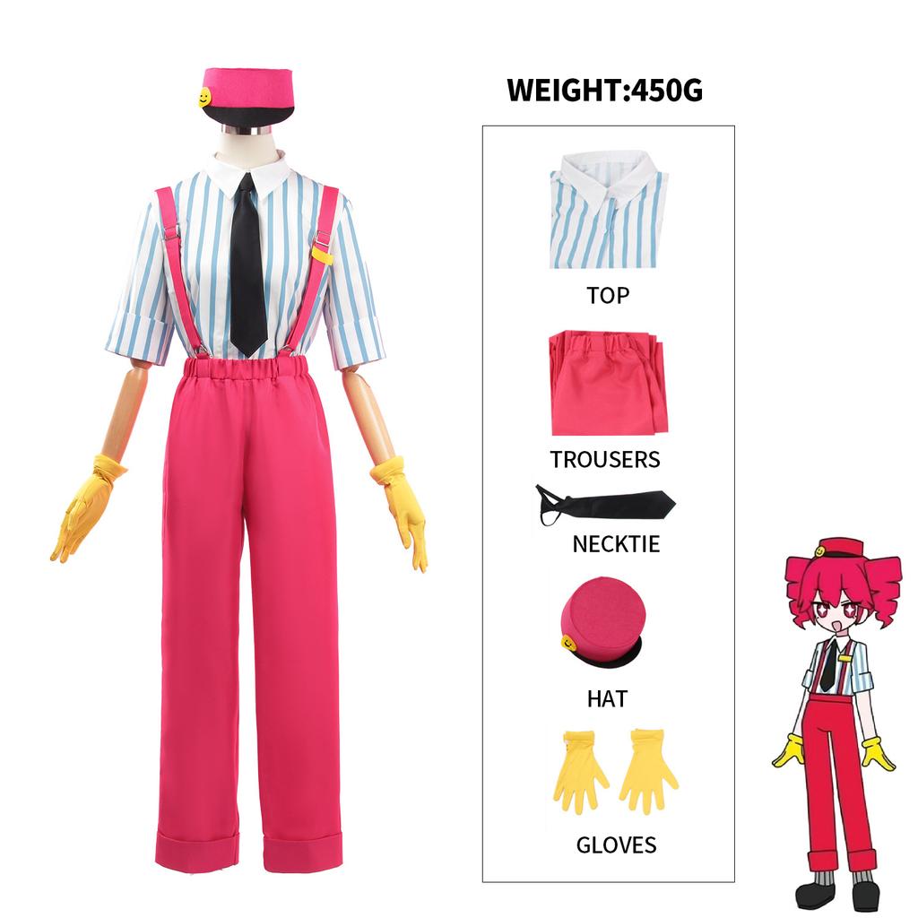Anime Miku Mesmerizer Cosplay Costumes Teto Rompers Anime Role Play Uniform Halloween Party Dressing For Women Teto Red Jumpsuit