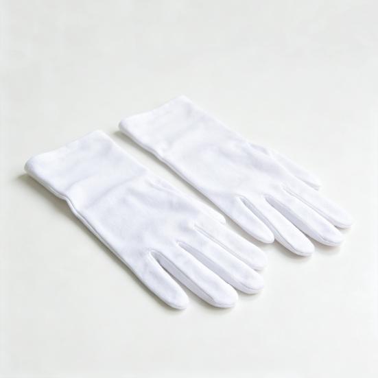White Satin Kids Gloves Children Dress Gloves Elegant Wedding Gloves for Flower Girl Dancing Stage Performances