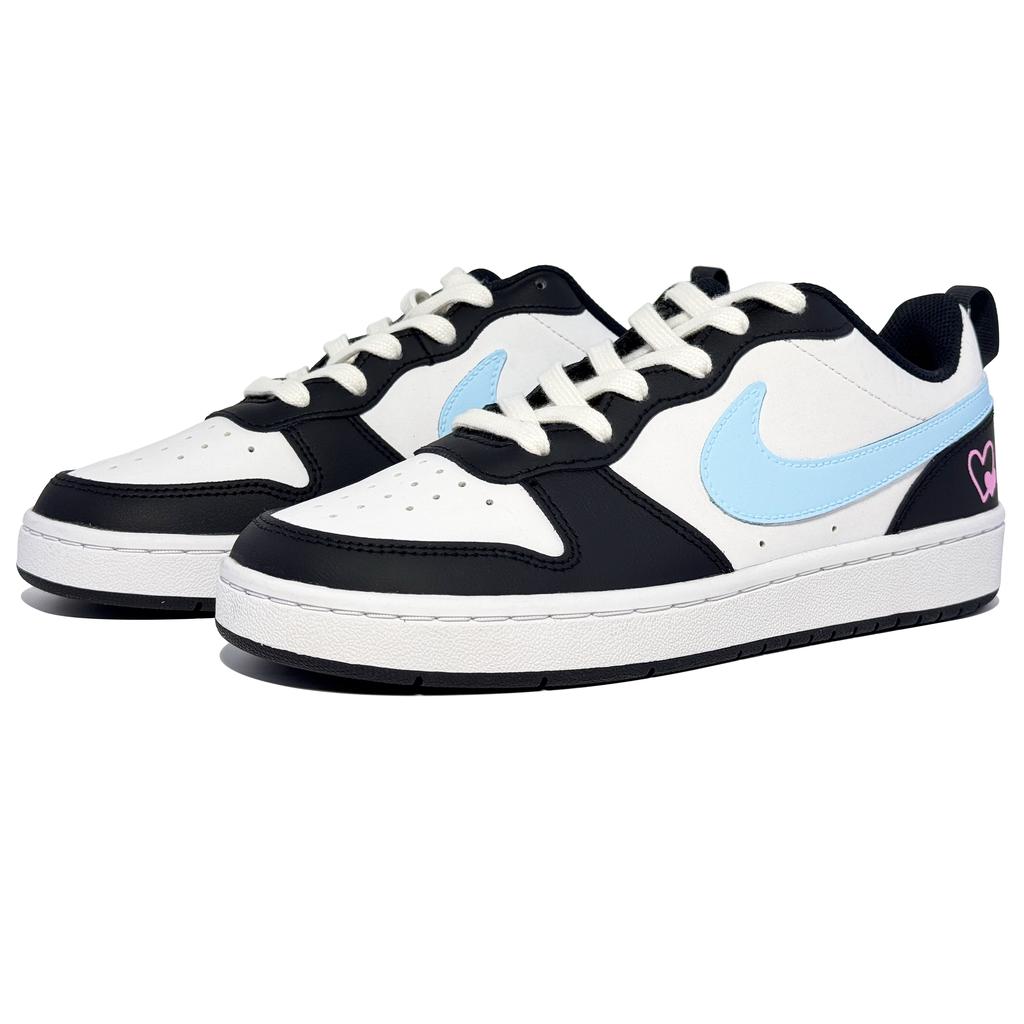 Nike Court Borough Low top Skateboard Shoes Women's Blue BQ5448-115(Team567-520)