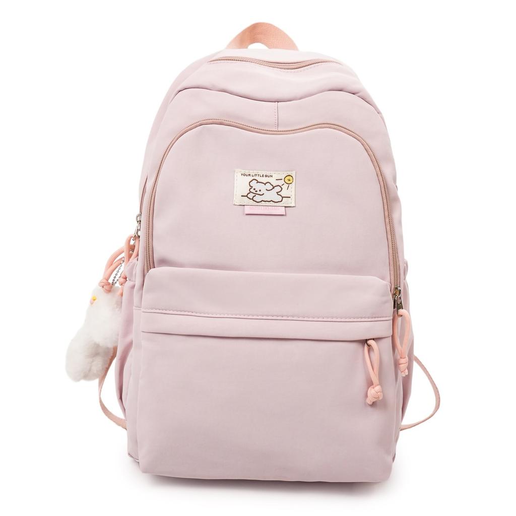 Schoolbag Student School Bag Female Ins College Style Junior High School Student Simple Backpack Cute Versatile Large Capacity Girl Backpack