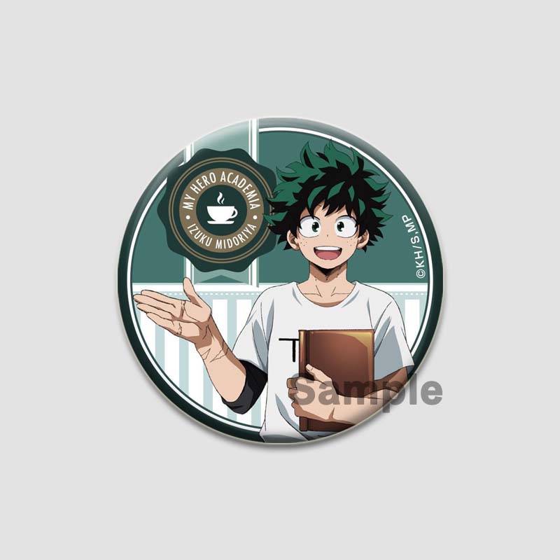 

32/44/58MM Аниме Персонаж Всемогущий Мидория Изуку Тодороки Шото Бакугоу Кацуки Милый Мультяшный Значок Ручной Работы Оловянные Броши Подарки 32mm