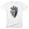 DC Comics - Batman - Joker Airbrush - Adult Unisex Short Sleeve T-Shirt - White