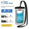 Waterproof Phone Case, Leisure Waterproof Mobile Phone Bag Mobile Phone PVC Bag Vacation Beach Sports Bag School Supplies School