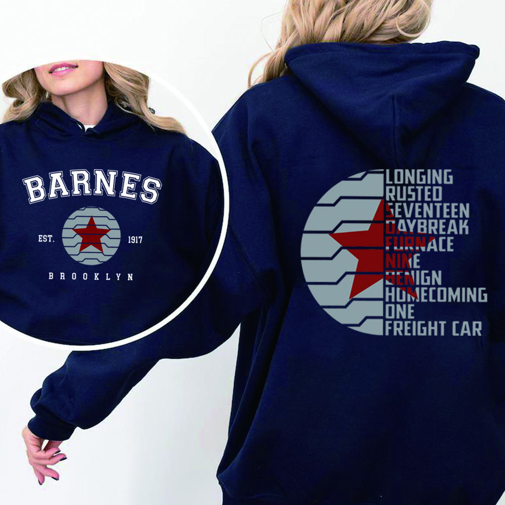 

Vintage Bucky Barnes 1917 Hoodie Winter Soldier 2 Sided Sweatshirt Men Women Casual Hoodied Long Sleeves Pullover Casual Hoodies 3XL