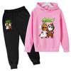 Marvel Kids Clothes Cartoon Groot Hooded Pant Set Kids Hoodies for Boys Girls Cosplay Anime Pullover Sweatshirt Children Clothes