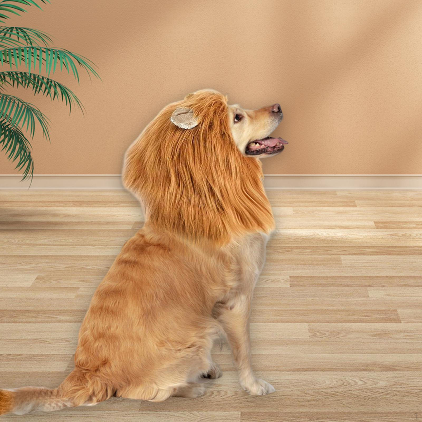 

Парик с гривой льва для собак и кошек для праздничных костюмов S