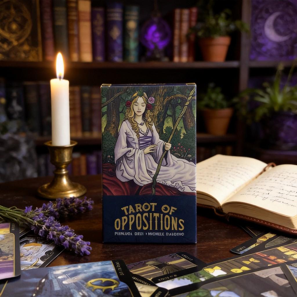 Oppositions Tarot Cards Deck With Laser Paper For Fantasy And Divination