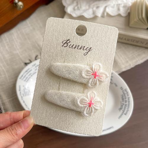 

2pcs Butterfly Flower Hairpin Lace Barrettes Bangs Side Clip Hairpin Baby Girls Hair Clips Children s Hair Accessories Headwear