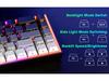 Custom Blue Switch Mechanical Keyboard - 68-Key Wired Office & Gaming with Side-Printed Keys
