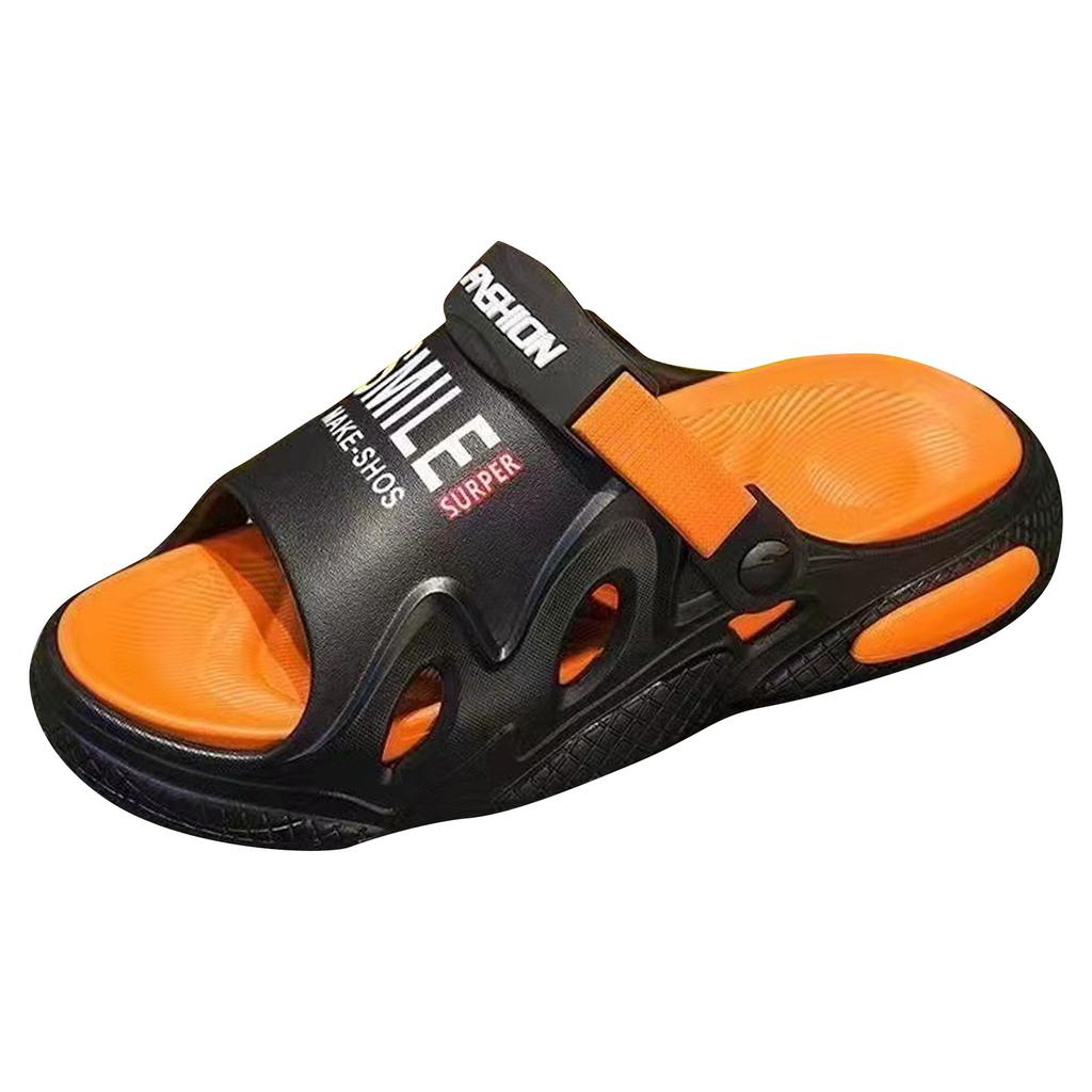 Men's Flip Flops For Outdoor Wear With Thick Soles And A Feeling Of Stepping Poop While Driving In Summer. Men's Cool Slippers