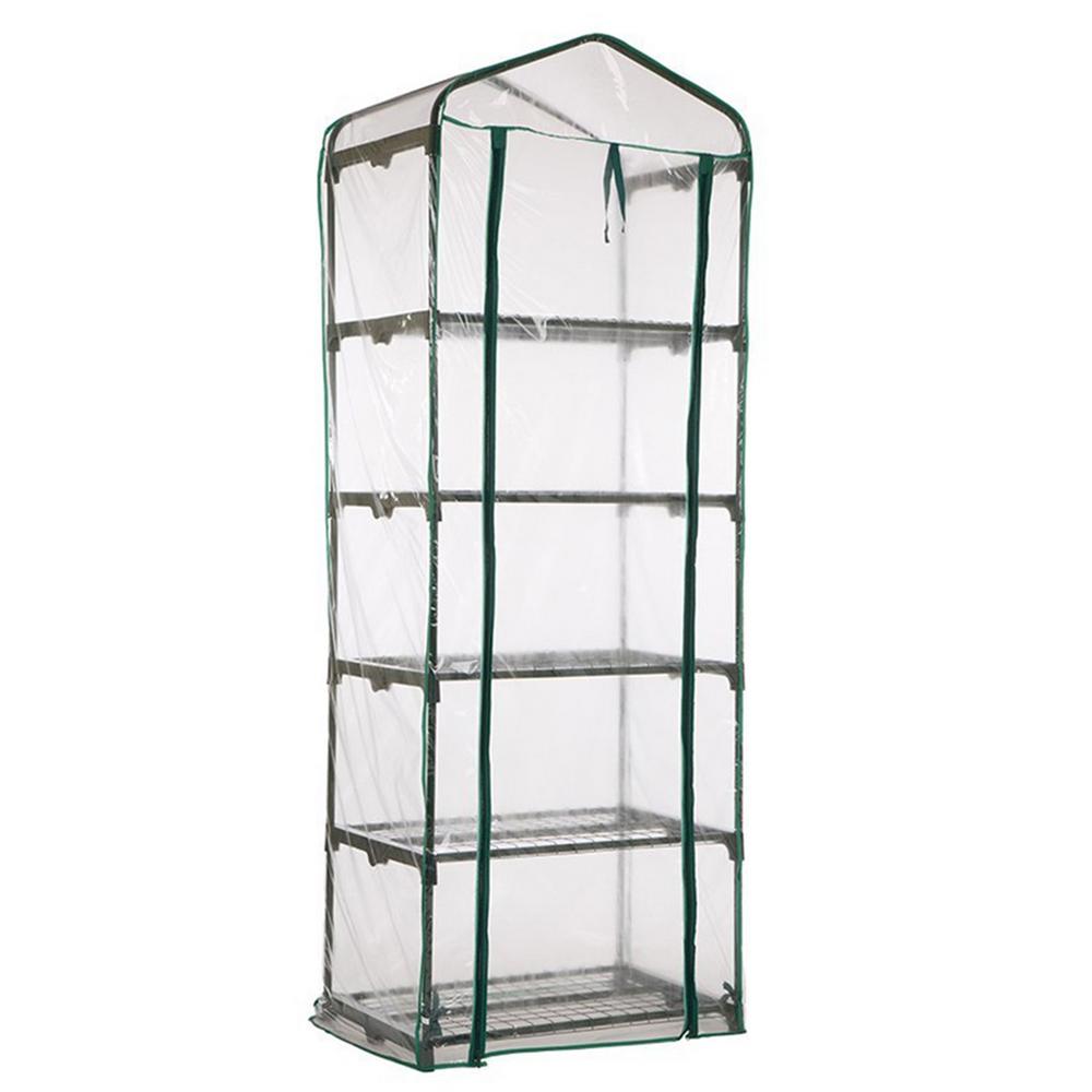 Garden House Mini Portable Garden Green House Warm Greenhouse Flower Plants Green House PVC Cover Without Iron Rack