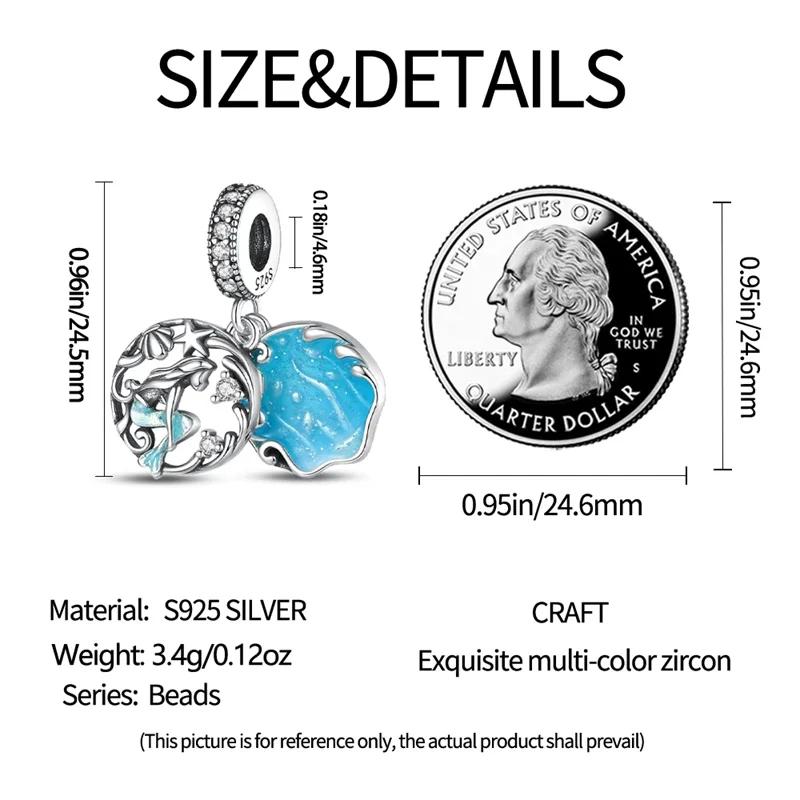 Silver 925 Charms Butterflies Dragonflies Bees Owls Zircon Beads Fit DIY Charms Birthday Jewelry Gifts