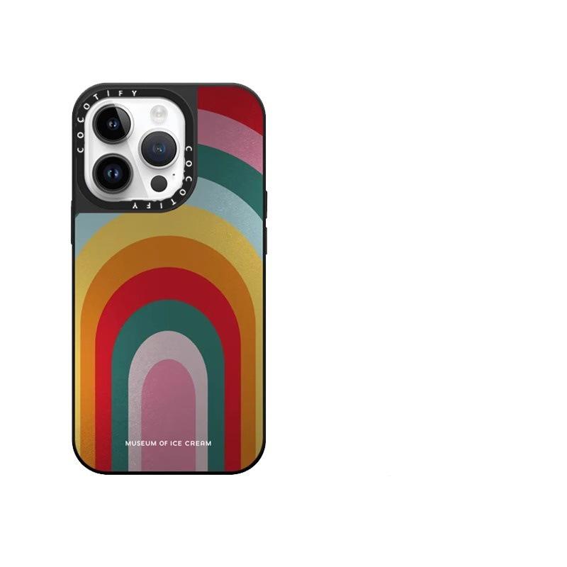 

Чехол для телефона Вишневое мороженое для IPhone 16 ProMax для Apple 15 Pro Креативная девушка 14P Зеркало 13 For Apple 11