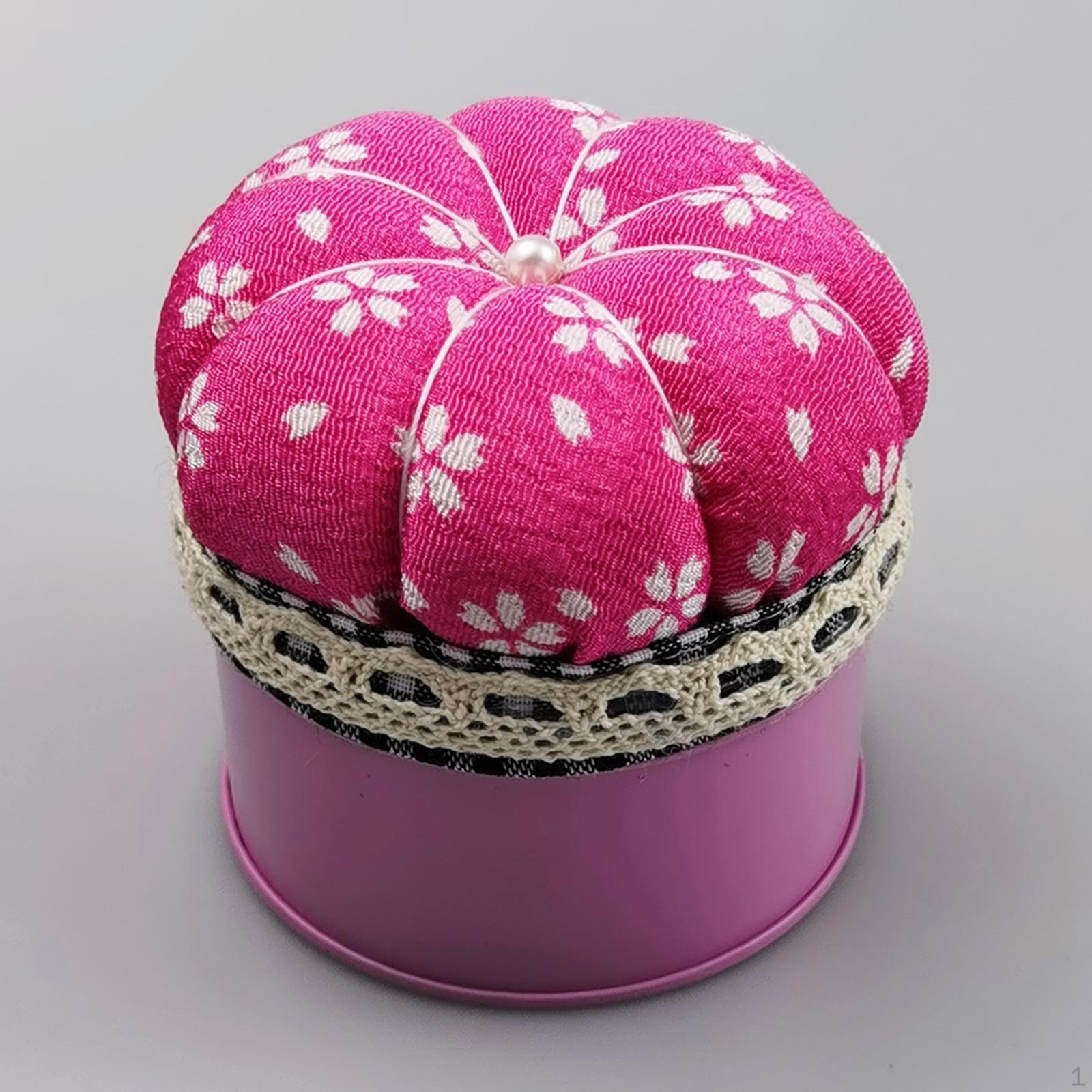 

Игольница Подушечка для иголок Держатель для головы Скрепки для квилтинга в форме тыквы розы красного