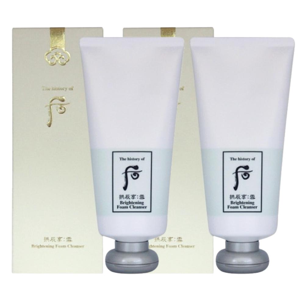 The history of whoo Gongjinhyang Seol Brightening Foam Cleanser 180ml Korean Herbal Radiance & Hydrating Face Wash Gentle K-Beauty Cleanser