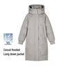 FivePlus Women's Long Hooded Duck Down Puffer Jacket