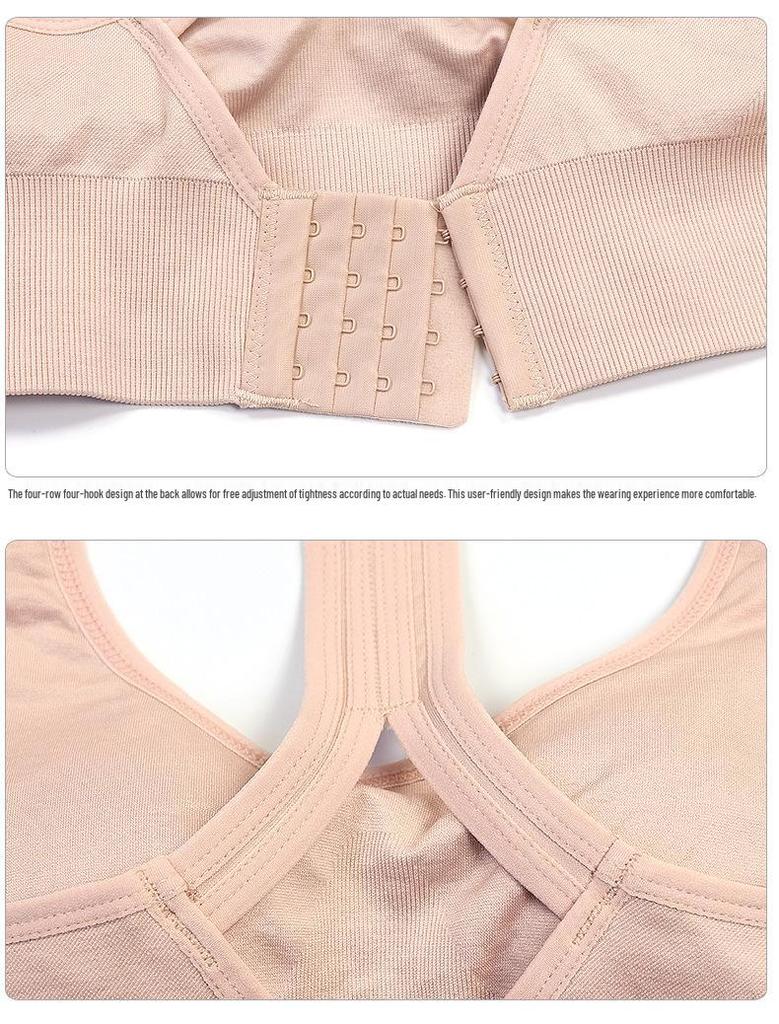 Grenzüberschreitender Damen-Sport-BH in Übergröße, kabellos, schönes Rückendesign, stoßfest, Weste für Fitness