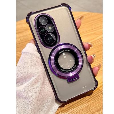 Phone Case Compatible for Honor 200 100 90 80 Pro Pura 70 Ultra Nova 9 SE Electroplating TPU Silicone Shockproof Bumper Protective Cover