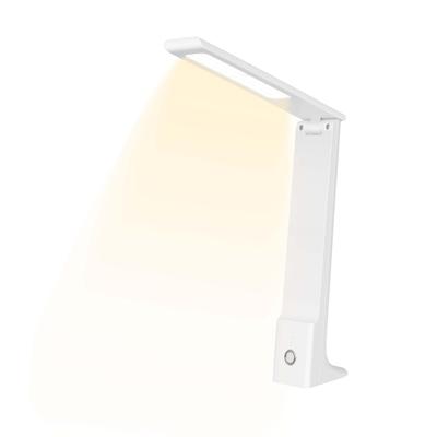 LED Schreibtischlampe, Augenschonend, Energiesparend, Tischplatte, 3 Farbtemperatureinstellungen, Stufenloses Dimmen, Hell, Touch-Sensor, Mehrwinkelverstellung,