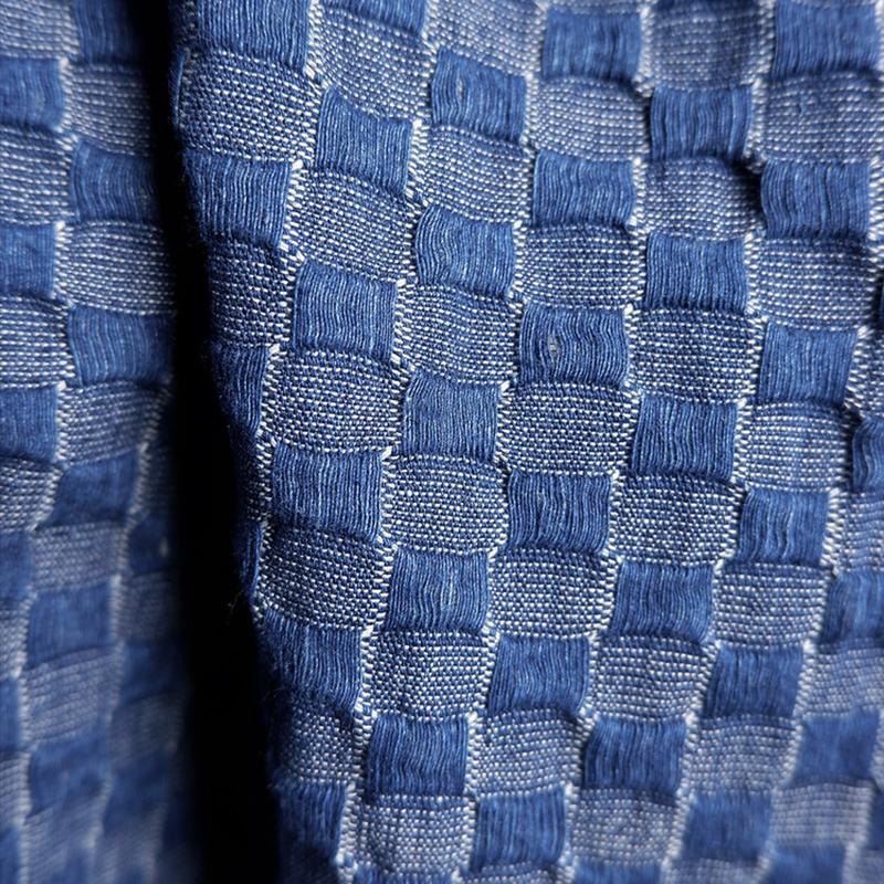 100x160cm Jacquard Denim Fabric Vintage High-grade Washed Denim Designer Fabric For DIY Sewing Clothes Jeans Shirts Apparel