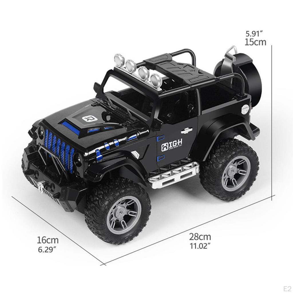 RC Off Road Car Model Climbing for Boys Girls Birthday Gifts Children Black