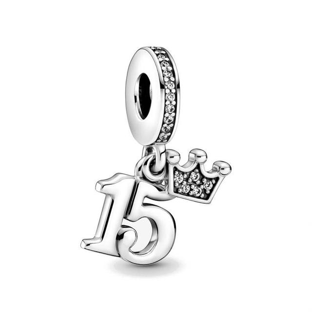 New Heart Imperial Crown Dangle Charm Bead Fit Original Fashion Bracelet Pendant Diy Jewelry For Women