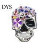 Skull Car Air Freshener Bling Vent Clips, Rhinestone Diffuser Clip, Shiny Personalized Outlet Decoration Conditioner Decoration, Funny Auto