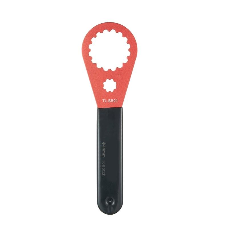 Bicycles Bottom Brackets Wrenches 44 mm 16 Notches Bike Repair Tool with Rubber Grip for Bottom Brackets Installation Work